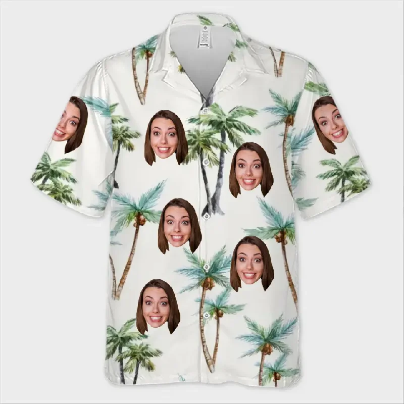 Custom Photo Seek To Sea More - Family Personalized Face Custom Unisex Tropical Hawaiian Aloha Shirt - Summer Vacation Gift, Gift For Family Members AMZ