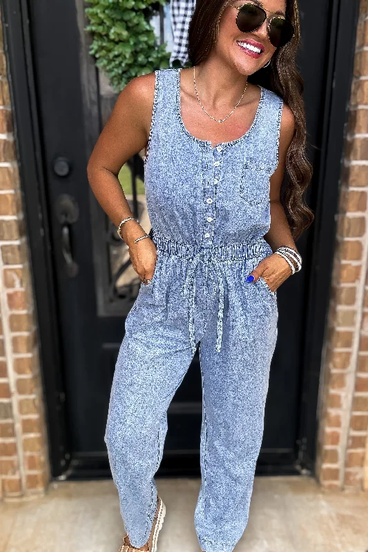 Adorable Baby Jumpsuits ElegantElegantA Forever Favorite Denim Jumpsuit