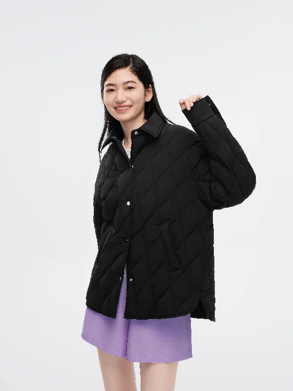 Fleece-lined – With soft fleece inside for warmthFleece-lined – With soft fleece inside for warmthWomen's Down Shacket 5308