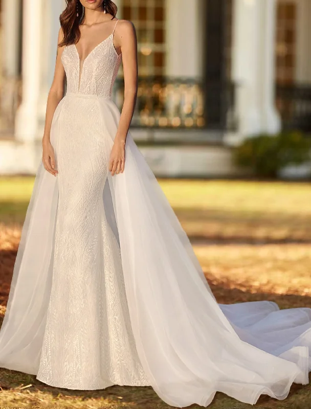 Ball gown dress – Formal, full-skirted dress often worn for weddings, proms, or galas.Ball gown dress – Formal, full-skirted dress often worn for weddings, proms, or galas.Casual Wedding Dresses A-Line Separates Separates Court Train Organza OverSkirts Bridal Gowns With Solid Color