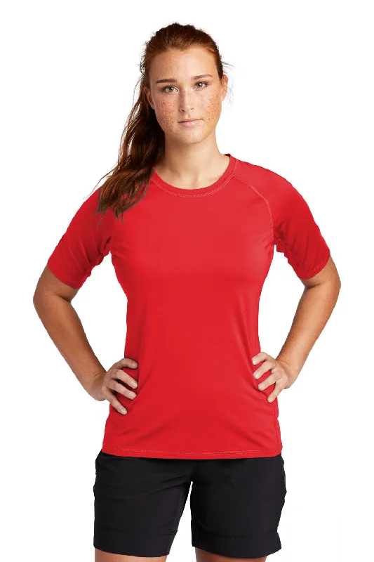 Graphic tee – T-shirt with printed designs, logos, or imagesGraphic tee – T-shirt with printed designs, logos, or imagesSport-Tek Womens Rashguard Moisture Wicking Short Sleeve Crewneck T-Shirt - True Red